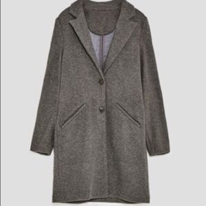 Zara Super Soft Coat in Grey